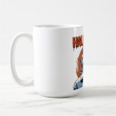 Festlicher Baseball: Halloween trifft Weihnachten Kaffeetasse (Links)