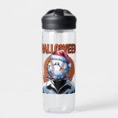 Festlicher Baseball: Halloween trifft Weihnachten Trinkflasche (Vorderseite)
