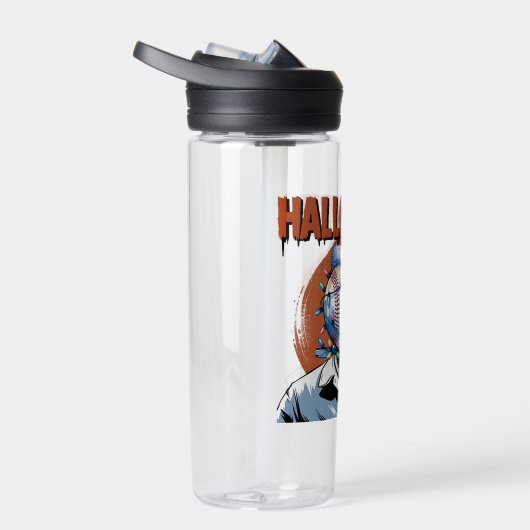 Festlicher Baseball: Halloween trifft Weihnachten Trinkflasche (Rechts)