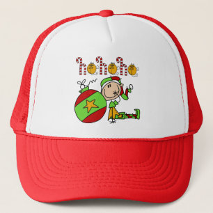 Festlicher Baum - Ornament und Weihnachten am Elf Truckerkappe