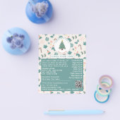 Festlicher Baum und Hintergrund, Verkauf von Weihn Flyer (Einzeln)