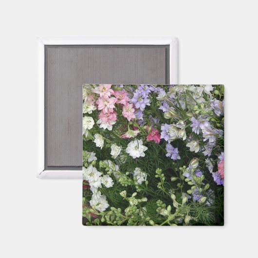 Festlicher Blumengarten Magnet (Vorderseite/Rückseite)