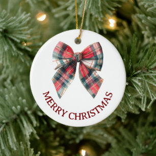 Festlicher Bogen-Weihnachtsschmuck Keramik Ornament