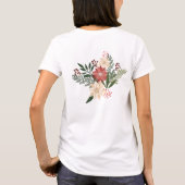 festlicher botanischer Weihnachtsurlaub T-Shirt (Rückseite)