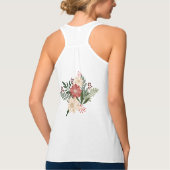 festlicher botanischer Weihnachtsurlaub Tank Top (Rückseite)