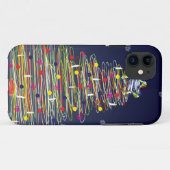 Festlicher bunter Weihnachtsbaum (fertigen Sie Case-Mate iPhone Hülle (Rückseite (Horizontal))