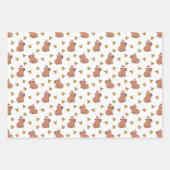 Festlicher Capybara Weihnachtsfeiertag Geschenkpapier Set (Vorderseite 2)