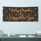 Festlicher Damast Banner (Messe)