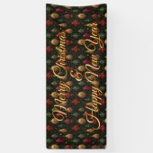 Festlicher Damast Banner (Vertikal)