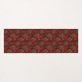Festlicher Damast Yogamatte (Rückseite (Horizontal))