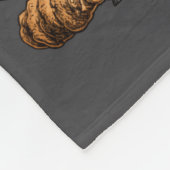 Festlicher Dobermann mit Weihnachtsmannmütze Schne Fleecedecke (Ecke)