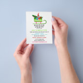 Festlicher Elf Sleigh, Auktion der festlichen Wohl Flyer (Gruppe)