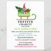 Festlicher Elf Sleigh, Auktion der festlichen Wohl Flyer (Vorne)