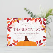 Festlicher Erntedank Einladung (Stehend Vorderseite)