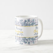 Festlicher Eukalyptus Kaffeetasse (VorderseiteRechts)