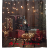 Festlicher Express Duschvorhang (Vorderseite)