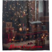 Festlicher Express Duschvorhang (Vorderseite)