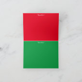 Festlicher Express Feiertagskarte (Innenseite)