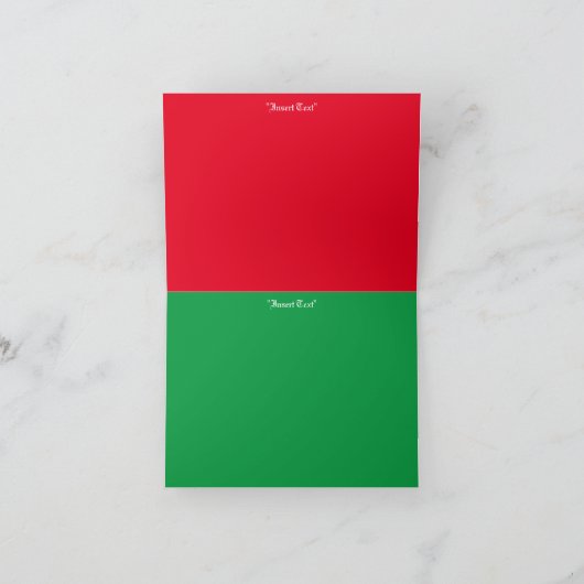 Festlicher Express Feiertagskarte (Innenseite)