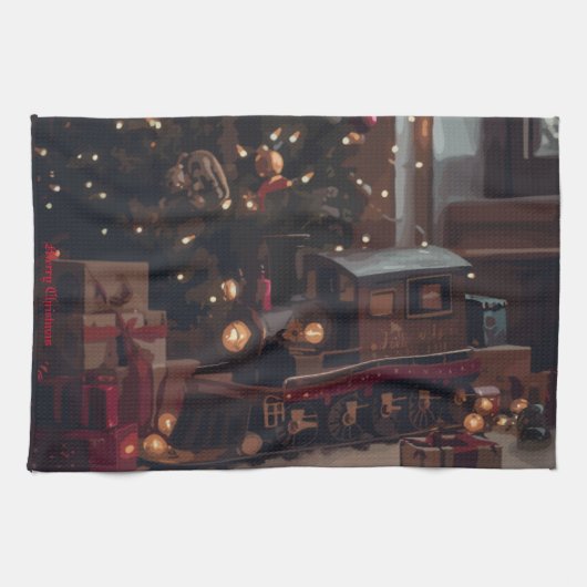 Festlicher Express Geschirrtuch (Horizontal)