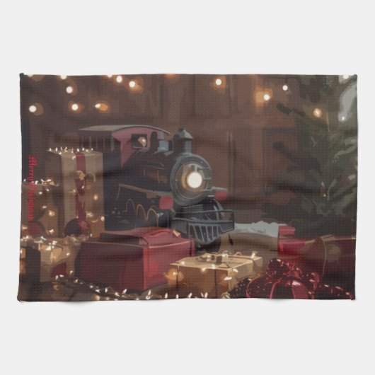 Festlicher Express Geschirrtuch (Horizontal)