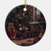 Festlicher Express Keramik Ornament (Vorne)