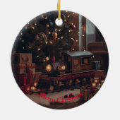 Festlicher Express Keramik Ornament (Hinten)