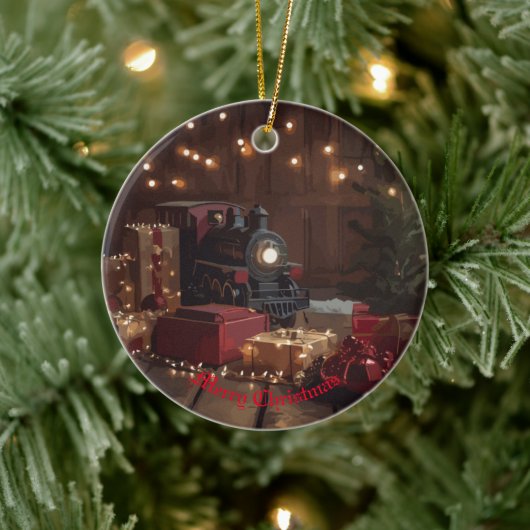 Festlicher Express Keramik Ornament (Baum)