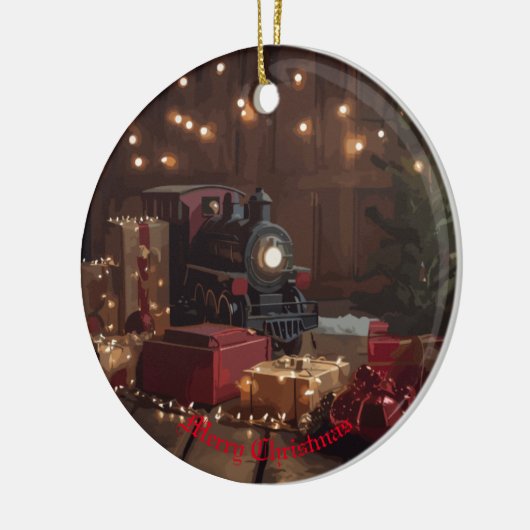 Festlicher Express Keramik Ornament (Links)