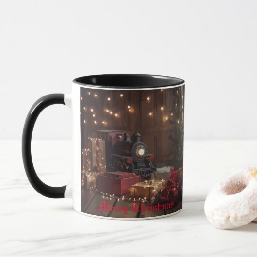 Festlicher Express Tasse (Mit Donut)