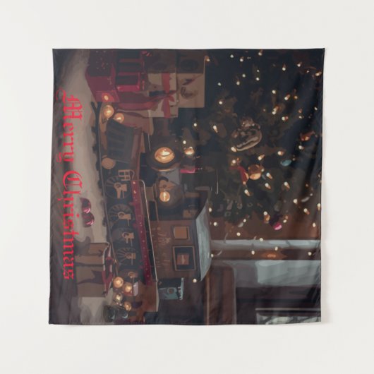 Festlicher Express Wandteppich (Vorderseite (Horizontal))