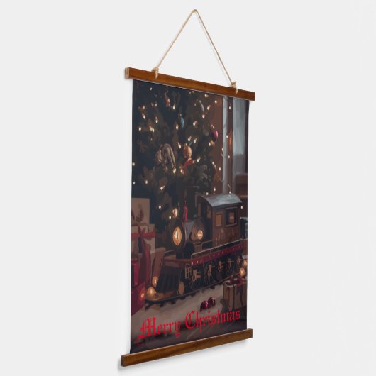 Festlicher Express Wandteppich Mit Holzrahmen (Gewinkelt)