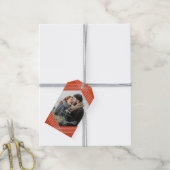 Festlicher Fokus | Orange | Geschenkanhänger (Mit Garn)