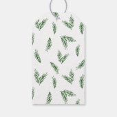 Festlicher Fokus | Orange | Geschenkanhänger (Rückseite)