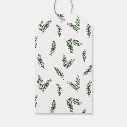 Festlicher Fokus | Rot | Geschenkanhänger (Rückseite)