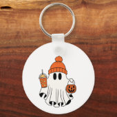 Festlicher Geist mit Pumpkin-Körbe und eingezähmte Schlüsselanhänger (Vorderseite)