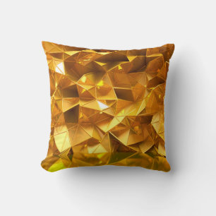 Festlicher goldener Hintergrund mit Dreiecken, Bad Kissen