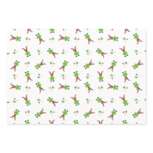 Festlicher Grüner und Gold Kasky Weihnachtsmann