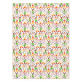 Festlicher Grüner und Gold Kasky Weihnachtsmann Tischdecke (Vorderseite)