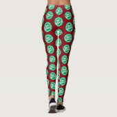 Festlicher Hagel Satan Leggings (Rückseite)