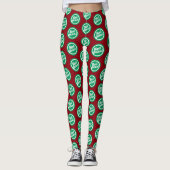 Festlicher Hagel Satan Leggings (Vorderseite)