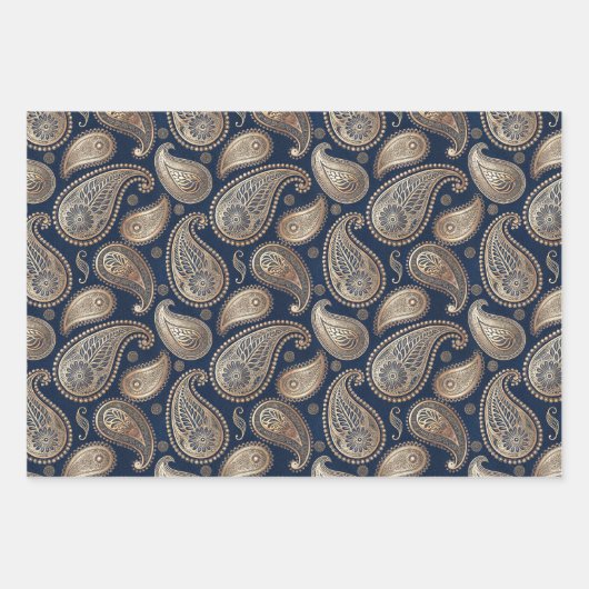 Festlicher Hindu Geschenkpapier Set (Vorderseite)