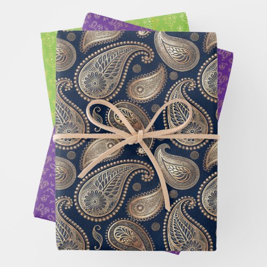 Festlicher Hindu Geschenkpapier Set (Beispiel)