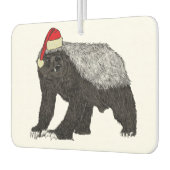 Festlicher Honig Badger Badass Weihnachtsmann Autolufterfrischer (Links)