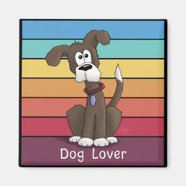 Festlicher Hund Lover Magnet