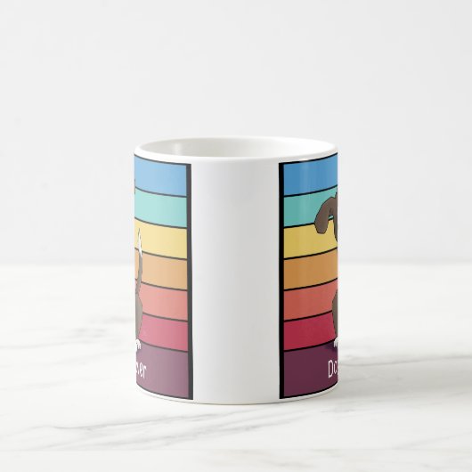 Festlicher Hund Lover Tasse (Mittel)