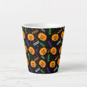 Festlicher Jack-O'-Lantern Milchtasse (Vorderseite)