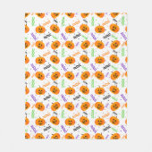 Festlicher Jack-O'-Lanterns Fleece Blanket (Vorderseite)