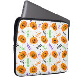 Festlicher Jack-O'-Laterne-Laptop-Sieb Laptopschutzhülle (Vorne Rechts)