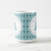 Festlicher königlicher botanischer Robin-Ei-Blauer Kaffeetasse (Mittel)